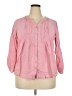 Kim Rogers Pink 3/4 Sleeve Blouse Size 2X - photo 1
