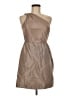 J.Crew 100% Silk Metallic Tan Cocktail Dress Size 6 (petite) - photo 1