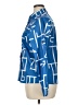 Unbranded 100% Polyester Print Blue Long Sleeve Blouse Size XL - photo 5