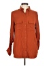 Atmosphere 100% Viscose Orange Long Sleeve Button-Down Shirt Size 6 - photo 1