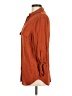 Atmosphere 100% Viscose Orange Long Sleeve Button-Down Shirt Size 6 - photo 5