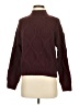Ann Taylor Solid Burgundy Turtleneck Sweater Size XS - photo 1