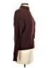 Ann Taylor Solid Burgundy Turtleneck Sweater Size XS - photo 4