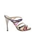 Prada Color Block Silver Sandals Size EU 36 - photo 1