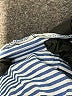 Zeagoo Stripes Blue Long Sleeve Button-Down Shirt Size M - photo 8