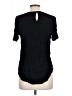 H&M 100% Viscose Black Short Sleeve Blouse Size 12 - photo 2