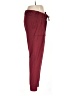 Isabel Solid Burgundy Casual Pants Size M - photo 4