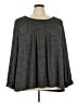 BLOOMCHIC Gray Long Sleeve Blouse Size 26 - photo 1