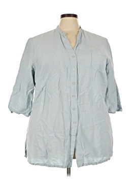 Lane Bryant 3/4 Sleeve Button Down Shirt
