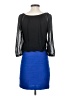 B. Smart 100% Polyester Color Block Blue Cocktail Dress Size 5 - 6 - photo 2