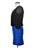 B. Smart 100% Polyester Color Block Blue Cocktail Dress Size 5 - 6 - photo 5