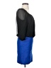 B. Smart 100% Polyester Color Block Blue Cocktail Dress Size 5 - 6 - photo 4