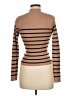 Love Tree Stripes Tan Turtleneck Sweater Size L - photo 2
