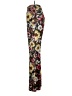 Express 100% Polyester Floral Gold Tan Casual Pants Size 00 - photo 5