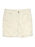 Flawless 100% Cotton Solid Ivory Khaki Shorts Size 12 - photo 1