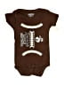 Sara Kety Graphic Brown Short Sleeve Onesie Size 6-12 mo - photo 1