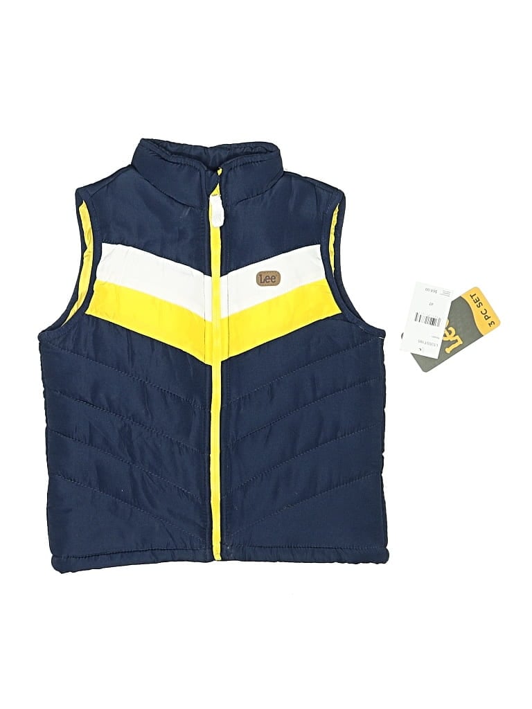 Pre-owned Lee Kids' Vest In Blue