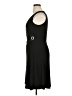 Connected Apparel Solid Black Cocktail Dress Size 14 (petite) - photo 5