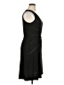 Connected Apparel Solid Black Cocktail Dress Size 14 (petite) - photo 4