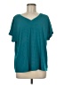 Unbranded 100% Polyester Teal Short Sleeve T-Shirt Size M (estimated) - photo 1