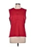 Novara 100% Polyester Red Sleeveless T-Shirt Size L - photo 1