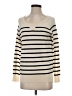 J.Crew Factory Store Stripes Ivory Pullover Sweater Size S - photo 1