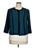 Studio One Color Block Teal Jacket Size 16W - photo 1