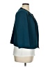 Studio One Color Block Teal Jacket Size 16W - photo 4