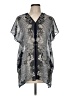 CAbi 100% Polyester Silver Kimono Size M - photo 1