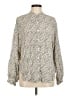 Max Studio Paisley Ivory Long Sleeve Blouse Size M - photo 1
