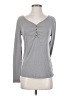 Assorted Brands Gray Long Sleeve Henley Size S - photo 1