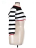 Shein 100% Polyester Stripes Silver Turtleneck Sweater Size XL - photo 4