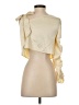 Wray 100% Polyester Gold Sleeveless Blouse Size S - photo 2