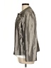 Kasper 100% Polyester Metallic Silver Jacket Size L (estimated) - photo 5