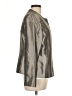 Kasper 100% Polyester Metallic Silver Jacket Size L (estimated) - photo 4