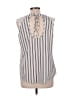 Doe & Rae Gray Sleeveless Blouse Size L - photo 2