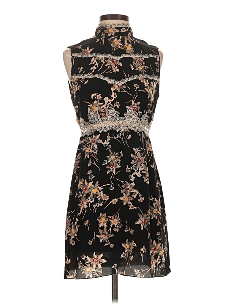 Pre-owned Anna Sui Cocktail Dress In Black