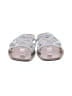 Schutz Silver White Sandals Size 9 - photo 2