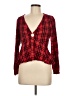 Venus 100% Rayon Red Long Sleeve Blouse Size 10 - photo 1