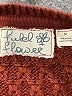 Field Flower Tweed Brown Pullover Sweater Size M - photo 7
