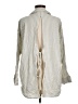 Zara Stripes Ivory 3/4 Sleeve Button-Down Shirt Size M - photo 2