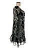 Xhilaration 100% Polyester Paisley Black Cocktail Dress Size M - photo 4