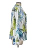 Worthington 100% Polyester Print White Long Sleeve Blouse Size L - photo 4