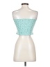 Unbranded Floral Teal Tube Top Size M (estimated) - photo 2