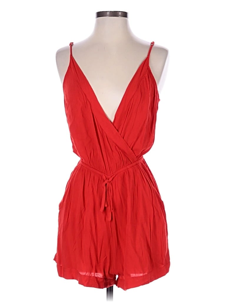 Pre-owned Express Romper In Red