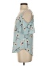 Kaileigh Blue Sleeveless Blouse Size XS - photo 5