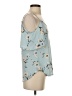 Kaileigh Blue Sleeveless Blouse Size XS - photo 4