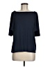 IMAN Blue 3/4 Sleeve Top Size M - photo 1