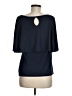 IMAN Blue 3/4 Sleeve Top Size M - photo 2