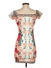 Akira Print Orange Cocktail Dress Size S - photo 2